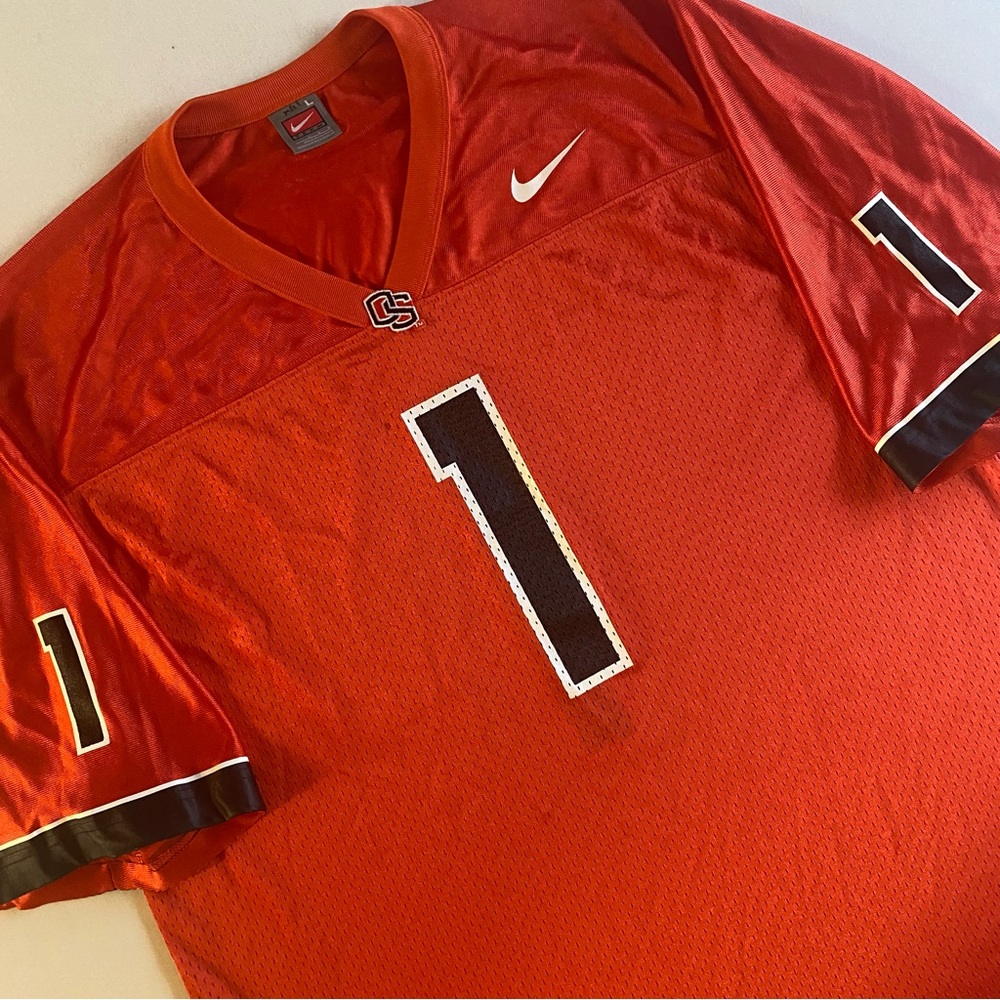 Nike Team Oregon State Beavers Football Jersey Men L Mesh College NCAA